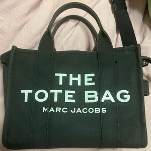 Marc Jacob’s Small The Tote Bag in Black Canvas